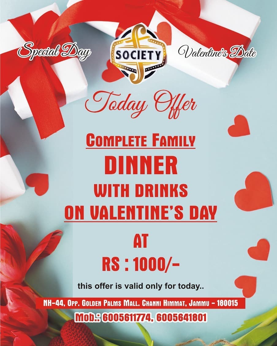 Valentine Day Deals In Jammu