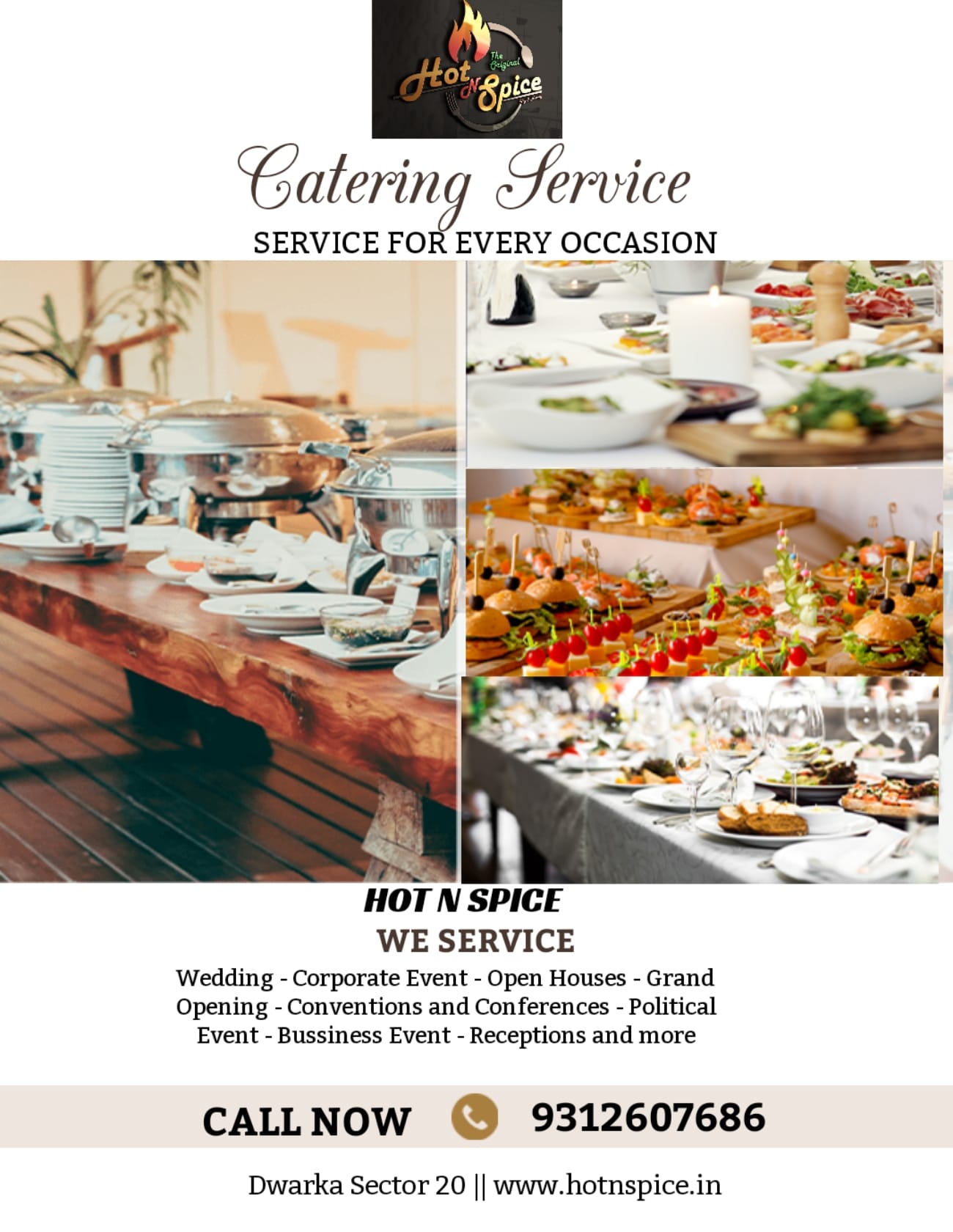 Hot N Spice Dwarka Catering